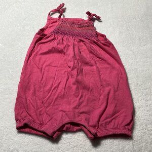 Bundles Pink Spaghetti Strap Romper Size 6-9 Months